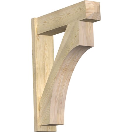 Ekena Millwork Westlake Craftsman Rough Sawn Outlooker, Douglas Fir, 8"W x 32"D x 40"H OUT08X32X40WTL04RDF